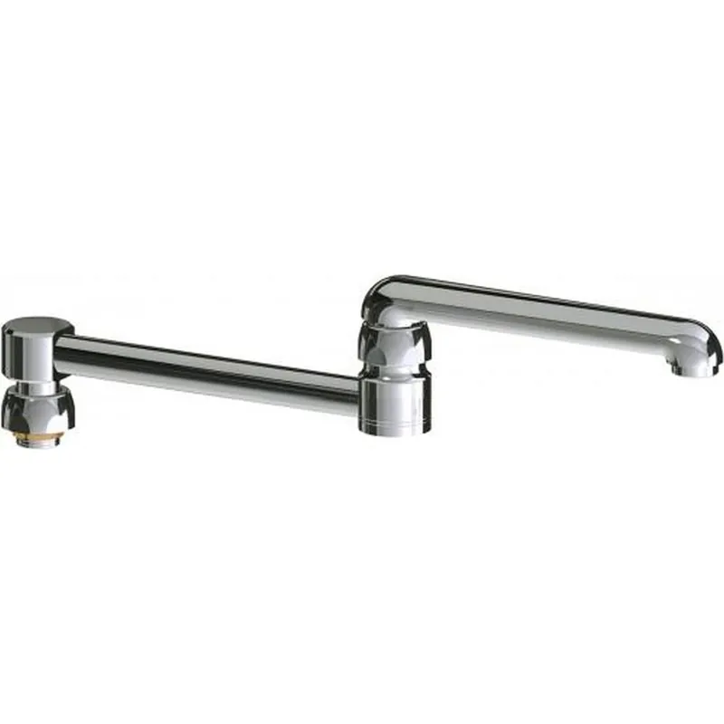 Chicago Faucets DJ13LEOJKAB Double-Jointed Swing Spout 13 inches