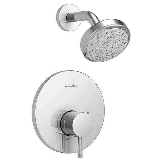 American Standard TU064507.002 Serin Shower Trim Kit with Flash Rough-In Valve