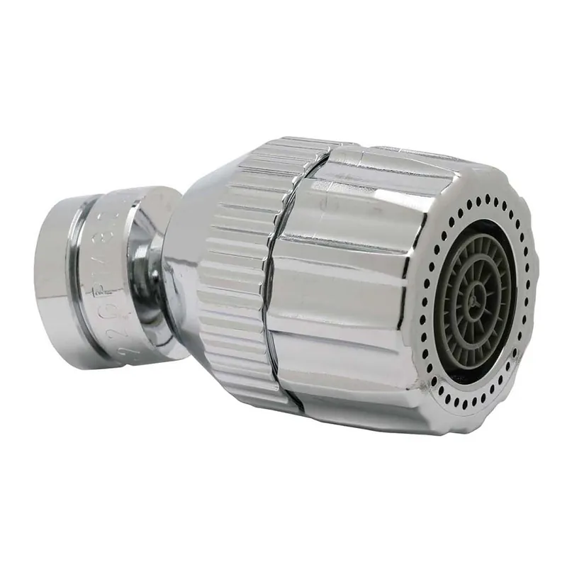 Chicago Faucets E25JKABCP Pressure Compensating Dual-Purpose Adjustable Spray with Swivel Head 2.2 GPM