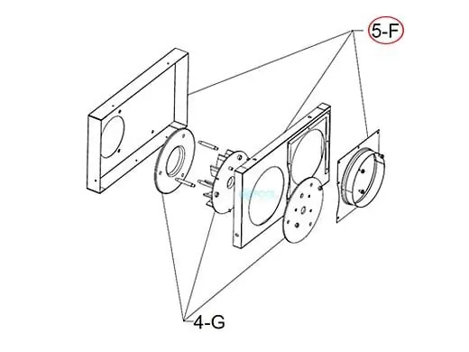 Raypak 011863F Plenum Assembly