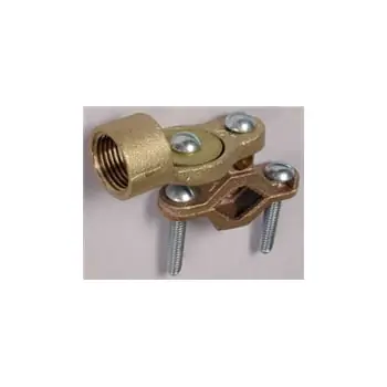 Dottie DOT29BRZ Ground Clamp With Bronze Screws and Hub 10 to 6 AWG