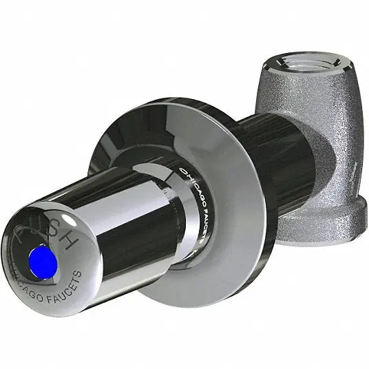 Chicago Faucets 770-765pshcp Remote Straight Valve