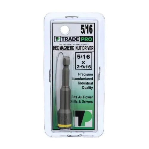 Tradepro TP10050 Screw/hex Driving Bits 5/16 X 2-9/16