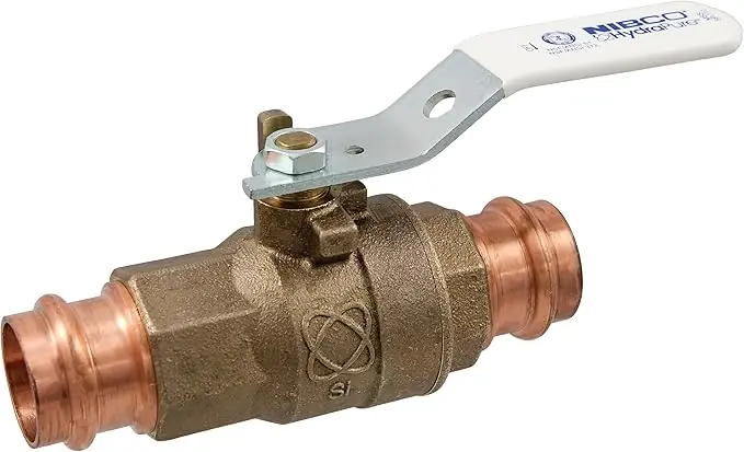 Nibco PC585-80-LF-112 Fig No PC-585-80-LF, 1-1/2 in. LF Bronze Ball Valve, Press