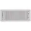 Hart Cooley 411-4x12w White Deluxe Floor Diffuser 4 Inches X 12 Inches Wall Opening 411 Series