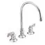 Moen 8227 M-dura Widespread Kitchen Faucet 1.5 Gpm Chrome 2-handle 3-hole Deck Mount