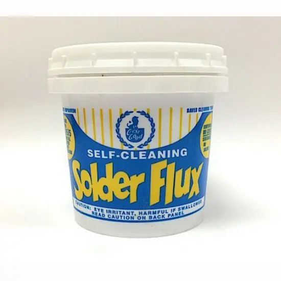 Crestgood 661-004 Self-cleaning Solder Flux 4 Oz Tan