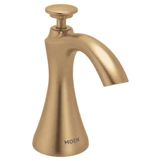 Moen s3946bzg Modern Soap and Lotion Dispenser Bronzed Gold