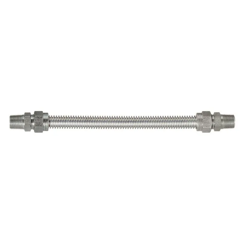 Dormont 240934 Gas Connector 3/4 in Mip 36 in Stainless Steel Brass