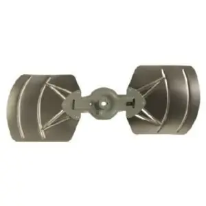 Source1 32634097000 22 Inch Propeller Fan Kit Clockwise 2-20 Blade Pitch 0.5 Inch Bore