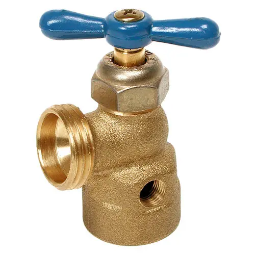 Dial 9253 Brass Sill Cock 3/4 Inch Fgh X 3/4 Inch Mgh with 1/8 Inch Fip Side Tap