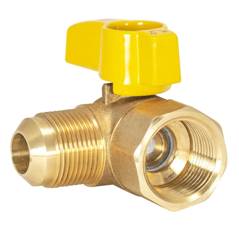 Ez-Flo 60029 Gas Connector Valve Angle 15/16 inches FLR x 3/4 inches FIP