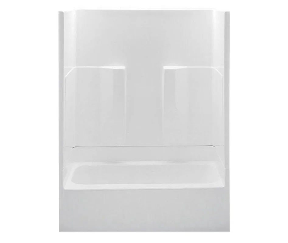 Aquatic 727149762117 Everyday 60 X 30 Inch Tub Shower Unit Left Drain White 2-piece
