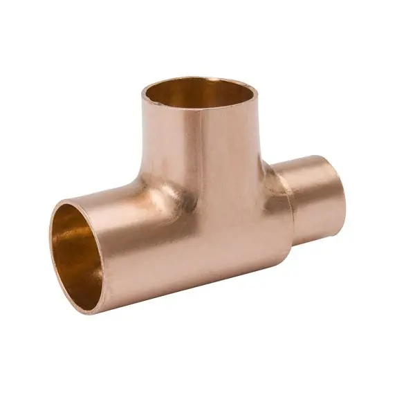 Mueller Streamline w40358 Reducing Tee C X C X C 3/8 X 1/4 X 1/8 Inches Wrot Copper Solder Joint Fitting