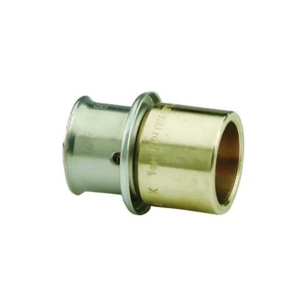 Viega VPURLFSWTADAPT1 Pureflow Lead Free Press X Female C Bronze Adapter 1 Inch