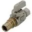 Rehau 418437-001 Everloc+ 1/2 Inches X 3/8 Inches Compression Straight Ball Valve