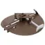 Hart Cooley 3800-07-01 3800 Series 7 Inches Steel Butterfly Damper with Ring Golden Sand