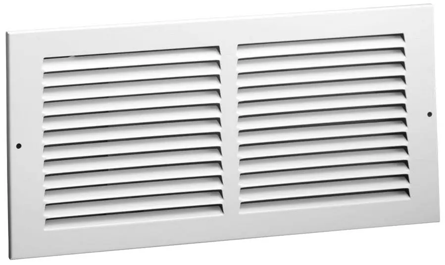 Hart Cooley 672-14x8 Return Air Grille 14 X 8 Inches Bright White Enamel Stamped Face Sidewall 10 Pack