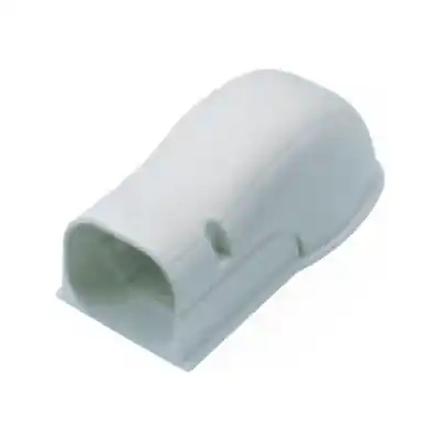 Line-hide nw-100 Line Set Cover Base Wall Cover Inlet 3-3/4 X 4-11/16 X 9-1/8 Inches
