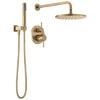 Delta Faucet 342702-cz Monitor 14 Series Shower System with Raincan Hand Shower and Rough Valve in Champagne Bronze