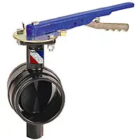 Nibco nlk680e Ductile Iron Grooved Butterfly Valve 2.5 Inches 300 Psi Lever-lock Handle Quarter-turn