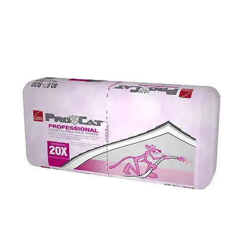 Owens Corning PROCATLOOSEFILL Procat Unbonded Loose Fill Fiberglass Insulation 33.5 Lb Bag