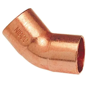 Mueller Industries CO45L112 1-1/2 inches Copper 45 Elbow CXC