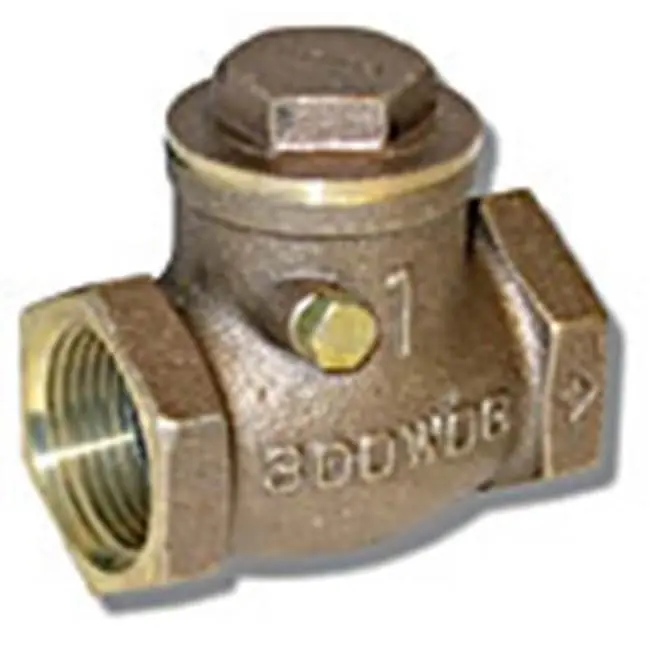 Matco-norca 530t07lf Swing Check Valve 1-1/2 Inches Threaded Lead-free Bronze 530LF Series
