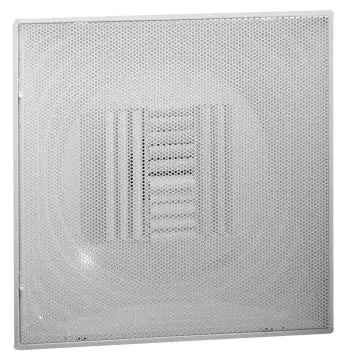 Hart Cooley cbps-12 Steel Curved-blade Perforated Face Supply Register Fixed Collar
