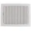 Hart Cooley 821-14x10 White Steel Commercial Supply Register 14 Inches X 10 Inches 821 Series