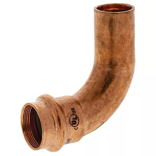 Nibco NIB-PC7/8-90ST Pressacr 7/8 Inches Od Wrot Copper 90 Degree Long Radius Elbow Fitting Press X Press