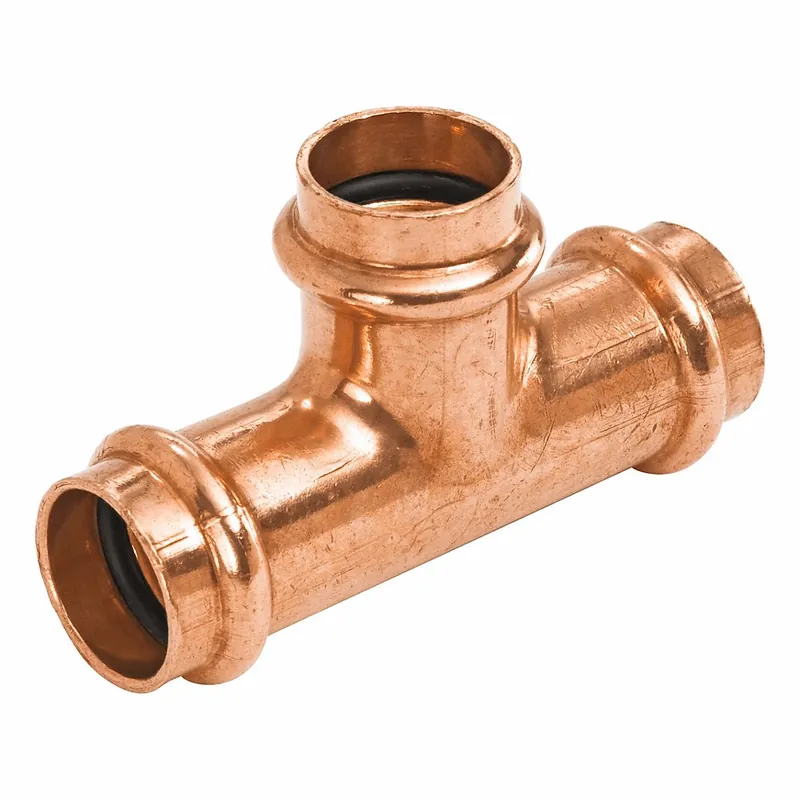 Nibco 9106605pc Crimp Tee 3 Inches Cts X 3 Inches Cts X 3 Inches Cts Press-fit Copper