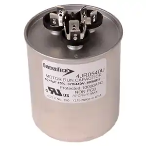 Source1 dt-4jr7540u Dual Run Capacitor 40/7.5 Mfd 370/440V Round