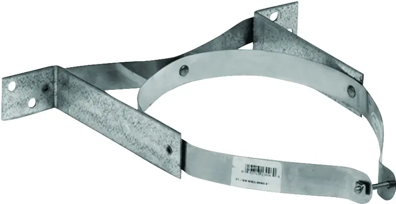 Selkirk 206520 Wall Band 6 Inch Diameter Steel Chimney Stabilizer