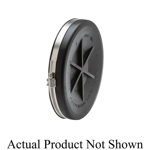 Mission Rubber JIMCAP8 Band-seal End Cap 8 Inches Cast Iron Plastic Steel Rubber