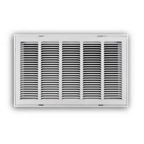 Rectorseal 19024x14 1-way Fixed Face Steel Filter Grille 24 Inches X 14 Inches 1 Inch Deep White Ceiling Sidewall