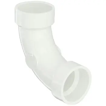 Mueller Industries PDWVBENDLS14SPH2 Mueller 2 inches PVC DWV 1/4 LS Bend SXH