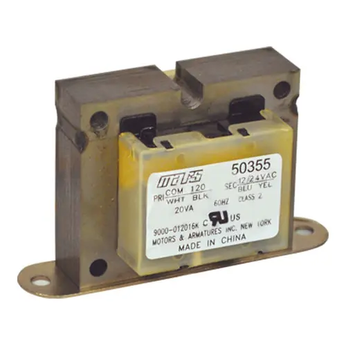 Mars 50353 Nema Class Ii Open Construction Transformer 240 to 24V 40VA Foot-mount