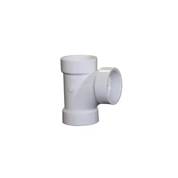 Mueller Industries PDWV2WAYCOT4 4 in PVC DWV Sanitary Tee H X H X H