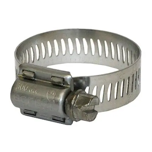 Merrill Manufacturing M6728-1 Hose Clamp 1-5/16 inches - 2-1/4 inches Stainless Steel 1/2 inches Band 5/16 inches Head Clamp Box of 10