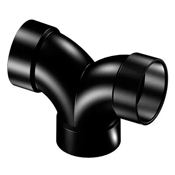 Nibco i285550 5837 Abs Dwv 90 Degree Elbow Hub X Hub 3 Inch Black