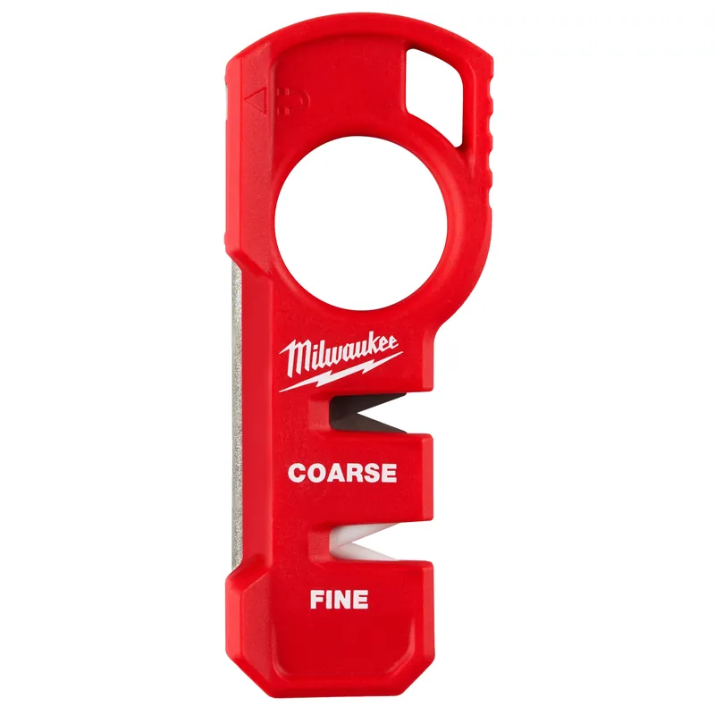 Milwaukee 48-22-1590 Compact Knife Sharpener Coarse Carbide Diamond Grit Red