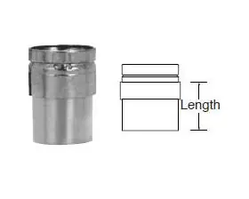 Selkirk 108240 8 Inch Rv Draft Hood Connector Type B Gas Vent 8RV-DH