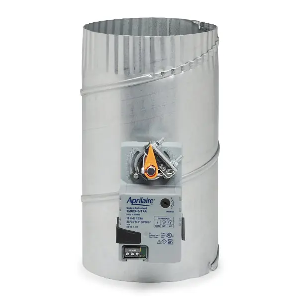Aprilaire 6616w3 Zone Damper Power Open Power Closed 16 Inches 3 Wire