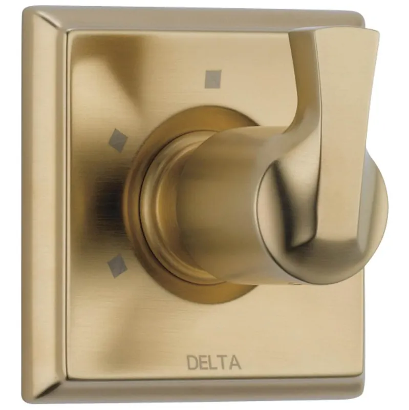 Delta Faucet t11851-cz Dryden 3-setting 2-port Diverter Trim Lever Handle Champagne Bronze