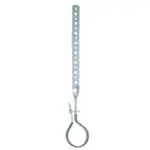Ips Corporation 82834 1-1/2 Inches Galvanized Dwv Pipe Hanger with Plastic Sleeve 3/4 Inches Width