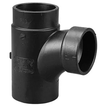 Mueller Industries ABSSANTSPHH2112 ABS DWV Street Tee 2 inch X 2 inch X 1-1/2 inch