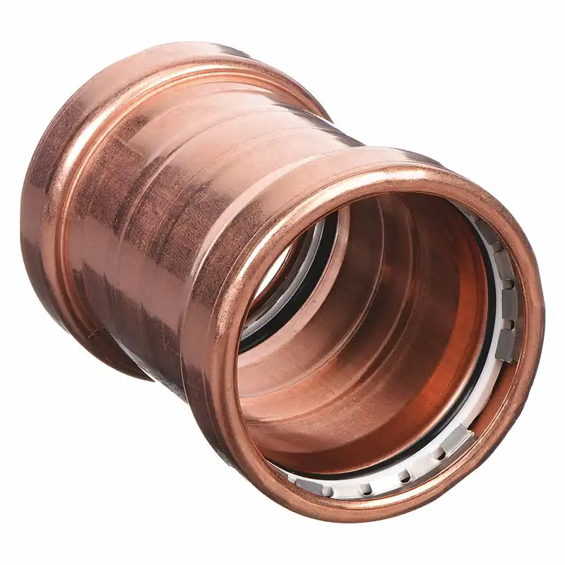 Nibco 902070pc Copper Press Coupling Straight 2-1/2 Inch Cts X 2-1/2 Inch Cts