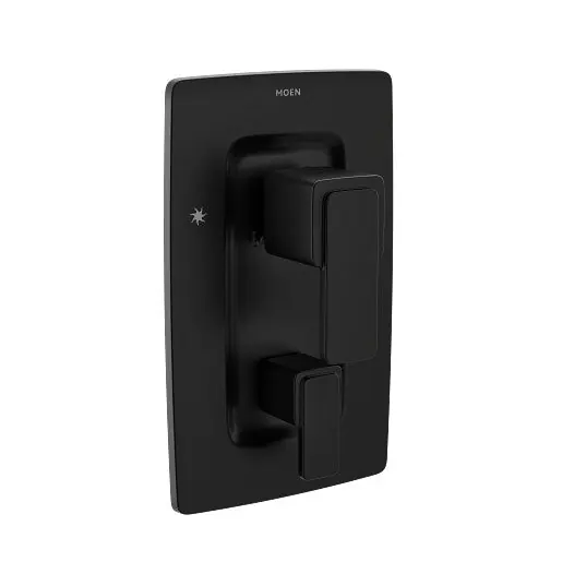 Moen t2570bl Iver Posi-temp Pressure Balancing Valve Trim with Diverter Matte Black