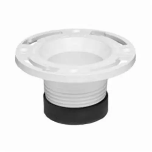 Oatey OA43651 Straight Open Replacement Closet Flange 4 Inch Pvc Domestic